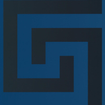 Versace Large Greek Key Blue Wallpaper - 386093