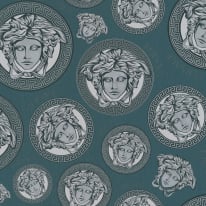 Versace Medusa Amplified Blue Wallpaper - 386111
