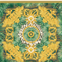 Versace Jungle Animalier Green/Gold Wallpaper - 387034