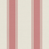 Michalsky Living Wide Linear Stripe Cream/Red Wallpaper - 39983-1