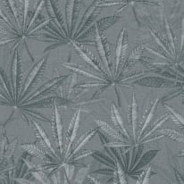 Michalsky Living Layered Palm Leaves Grey Wallpaper - 39984-2