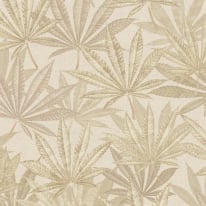 Michalsky Living Layered Palm Leaves Cream/Beige Wallpaper - 39984-3