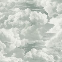 Michalsky Living Cloud Motif White/Grey Wallpaper - 39985-1