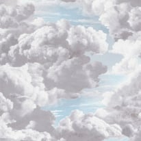 Michalsky Living Cloud Motif Grey/Blue Wallpaper - 39985-6