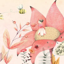 Anaglypta Wall-art Thumbelina Wall Mural - 5427-8