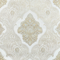 Rasch Ravella Damask Gold Glitter Wallpaper - 544022