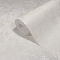 Galerie Distressed Structure Plain Cream Metallic Wallpaper - 58002