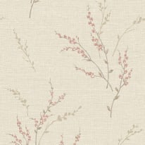 Belgravia Decor Carmella Tree Blossom Pink Wallpaper - 7153