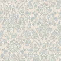Holden Decor Hawthorn Meadow Blue Metallic Wallpaper - 76000