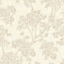 Holden Decor Hawthorn Trail Neutral Metallic Wallpaper - 76012