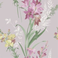 Belgravia Decor Thalia Floral Pink Multi Wallpaper - 767
