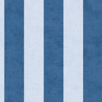 Flat material sample of the AS Creation Lilly & Luis 77078-5 design showing the alternating tones of the blue vertical stripe pattern.