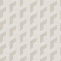 Daniel Hechter 3D Geometric Grey/White Metallic Wallpaper - 78150-4