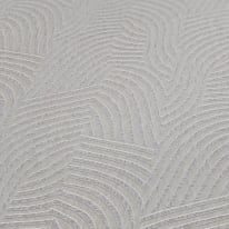 Daniel Hechter Abstract Wave Grey Metallic Wallpaper - 78153-1