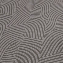 Daniel Hechter Abstract Wave Grey/Taupe Metallic Wallpaper - 78153-3