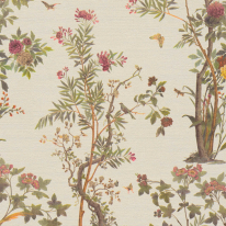 As Creation Botanical Sketch Cream Multi Wallpaper - 79043-1