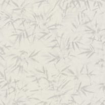 As Creation Bamboo Imprint White/Grey Metallic Wallpaper - 79046-2