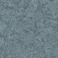 As Creation Bamboo Imprint Blue/Silver Metallic Wallpaper - 79046-6