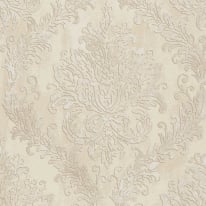 AS Creation Ornate Damask Beige/Cream Metallic Wallpaper - 79049-5