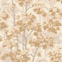 Belgravia Decor Giorgio Tree Beige Metallic Wallpaper - 8116