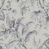 Galerie Olio Botanical Sketch Beige/Black Wallpaper - 82338