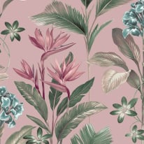 Belgravia Decor Oliana Floral Pink Wallpaper - 8485