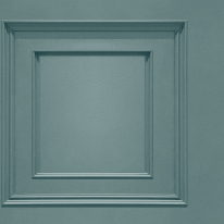 Belgravia Decor Oliana Wood Panel 3D Effect Soft Teal Wallpaper - 8489