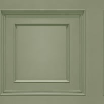 Belgravia Decor Oliana Wood Panel 3D Effect Sage Wallpaper - 8494