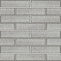 Holden Decor Caledon Gloss Tile Grey Wallpaper - 89387