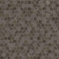 Holden Decor Talara Hexara Mosaic Tile Bronze Metallic Wallpaper - 89402