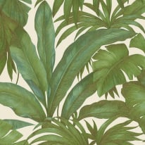 Versace Giungle Palm Motif Green Wallpaper - 96240-5