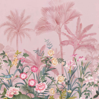 Holden Decor Palm Tree Paradise Blush Wall Mural - 99383