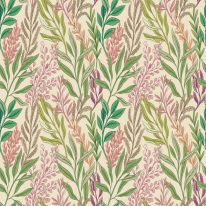 Hoopla Walls Verdant Leaves Ruby Green Wallpaper - HWA1392W
