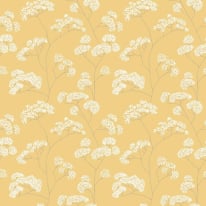 Hoopla Walls Elderflower Trail Gold Wallpaper - HWA1399W