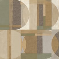 Grandeco Sojo Geometric Green Multi Wallpaper - A64903