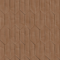 Grandeco Sveg Geometric Brown Wallpaper - A65001