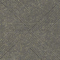 Grandeco Omaru Danillo Geometric Black Glitter Wallpaper - A68201