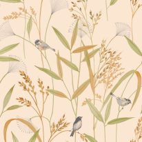A flat swatch image of the A83501 rose pattern.