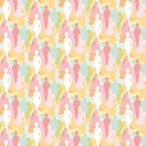 Ohpopsi Silhouette Citrus Punch Wallpaper - ABS50112W