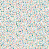 Ohpopsi Fragments Indigo/Cider Wallpaper - ABS50115W