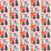 Ohpopsi Pablo Melon/Carbon Wallpaper - ABS50121W