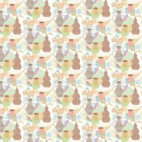 Ohpopsi Pablo Smoke/Oyster Wallpaper - ABS50123W