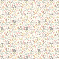 Ohpopsi Squiggle Laurel/Sand Wallpaper - ABS50124W