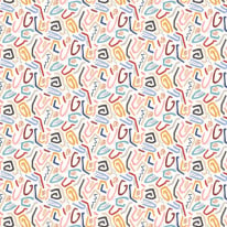 Ohpopsi Squiggle Lapis/Honey Wallpaper - ABS50126W