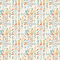 Ohpopsi Snip Snip Sepia/Sage Wallpaper - ABS50131W