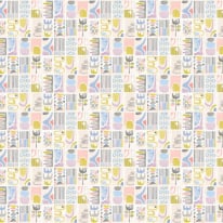 Ohpopsi Snip Snip Lilac/Silver Wallpaper - ABS50132W