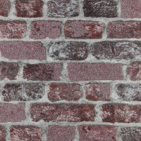 Anaglypta Baker Street Red Brick Wallpaper - RD408