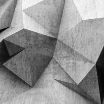 Anaglypta Wall-art 3D Concrete Wall Mural - 5496-8