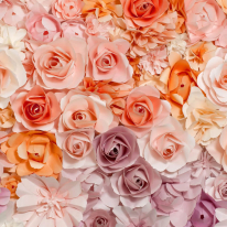 Anaglypta Wall-art Flowers Wall Mural - 5412-8