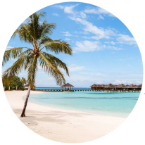 Anaglypta Wall-art Maledives Wall Mural - 5574-R